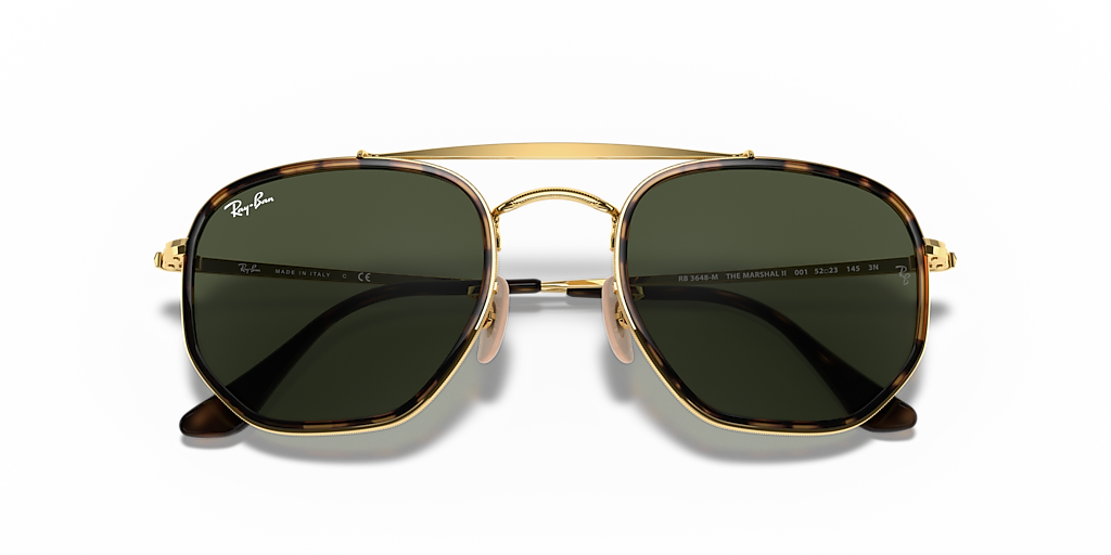 Ray-Ban RB3648M Marshal II L (52 - 23) with Green lenses and