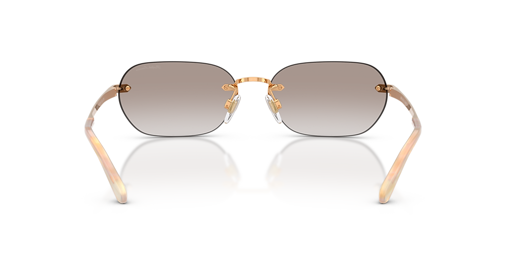 Ralph Lauren Gold Frame Sunglasses with Brown Lenses Ralph Lauren RL7096 L (59 - 14) with Brown lenses and Gold  main image 4
