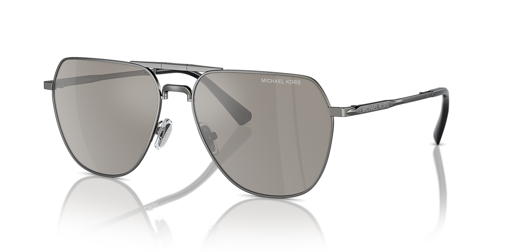 エイミエール・セラアース50　レッグシェイパー　Mサイズ Michael Kors Keswick XXL (59 - 16) with Silver lenses and Grey
