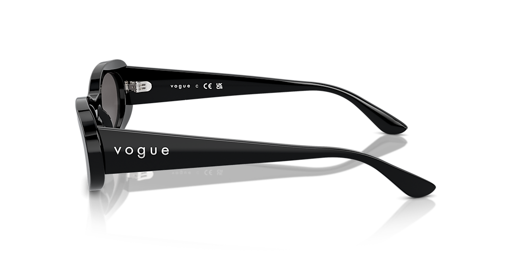 VOGUE EYEWEAR VO5582S Black - Women Sunglasses, Black Smoke Lens