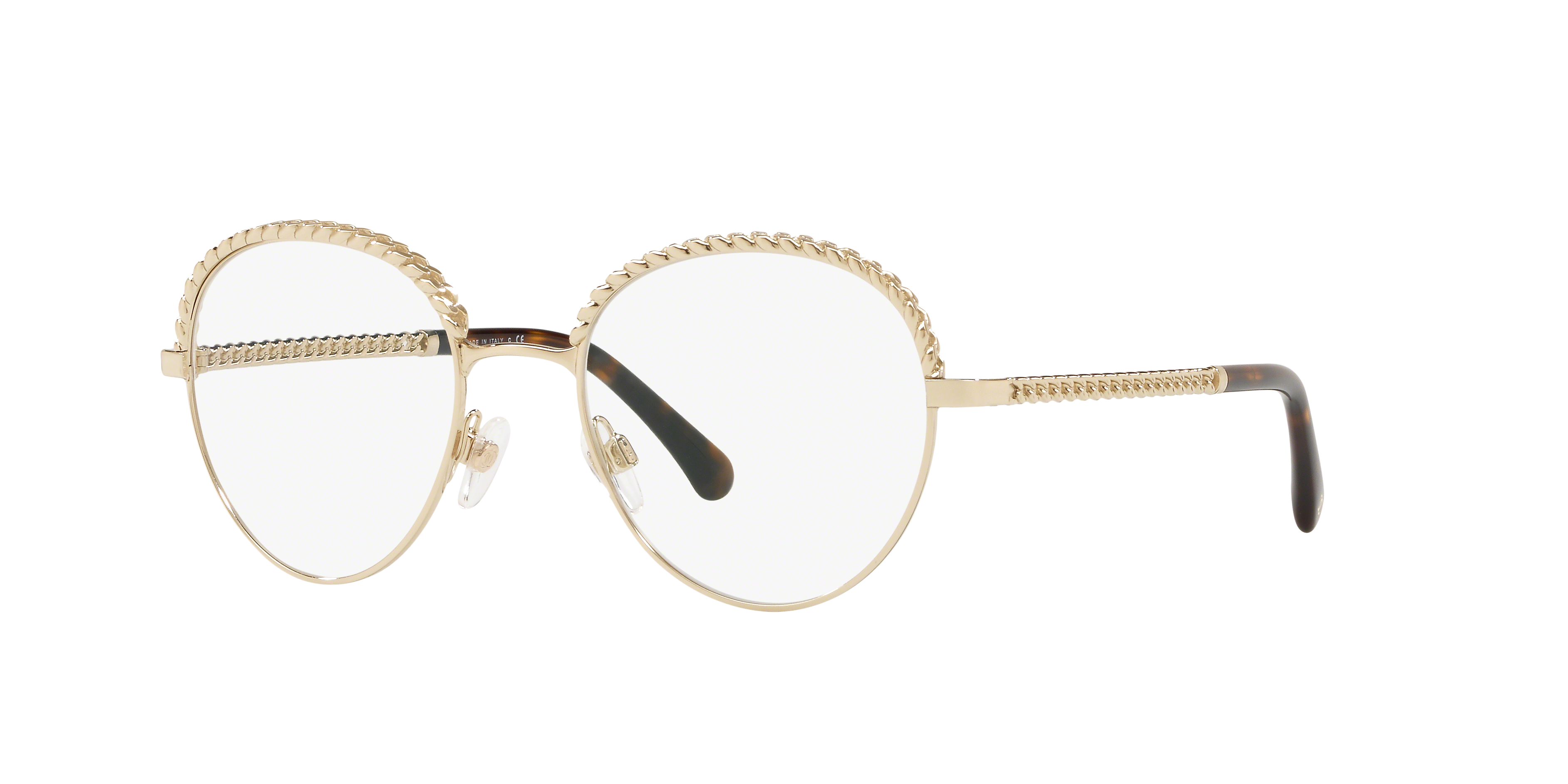 Chanel CH2184 S (50 - 19) with Transparent lenses and Gold frame