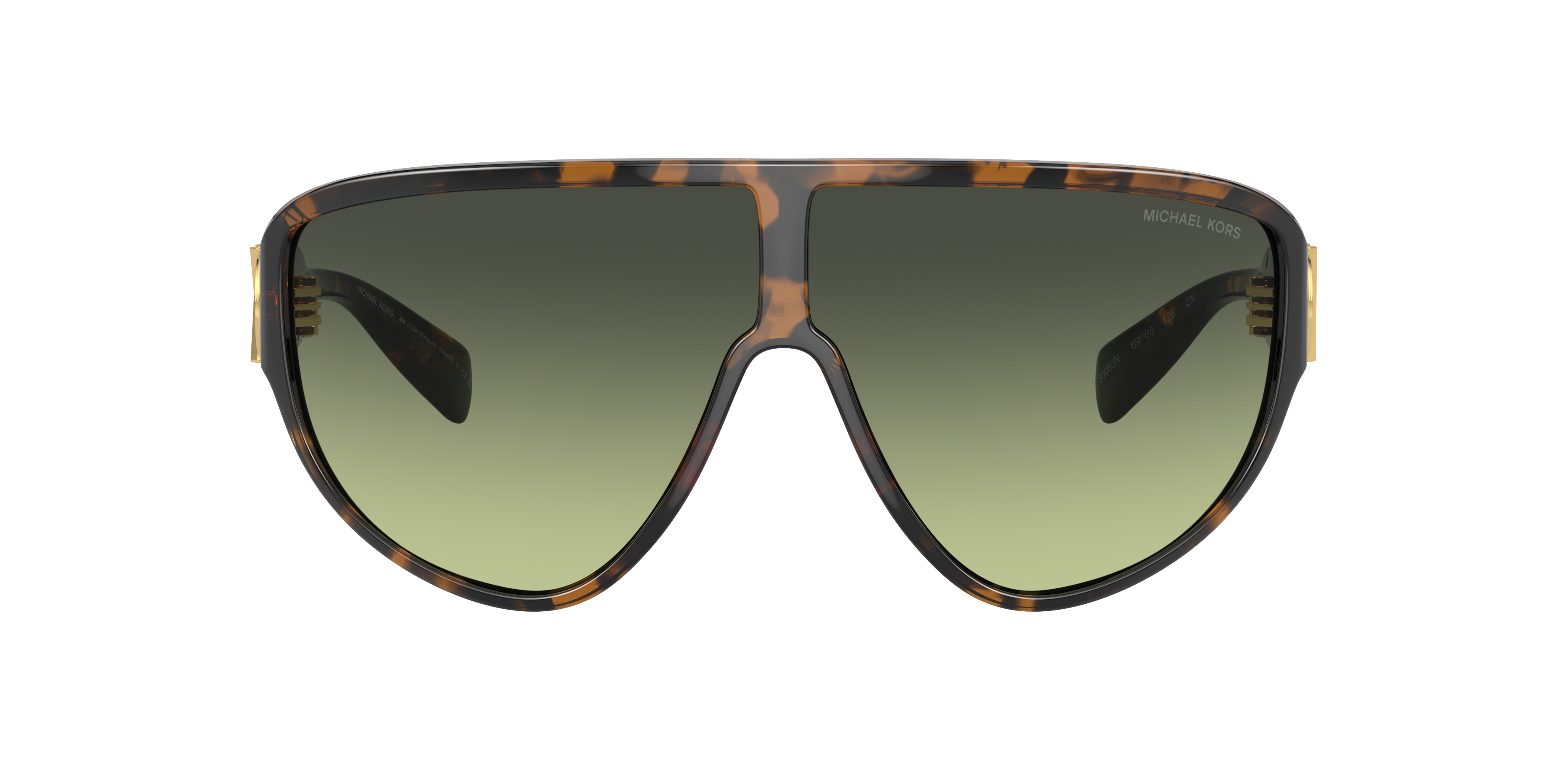 Michael Kors MK2194 Empire Shield M (69 - 05) with Green lenses