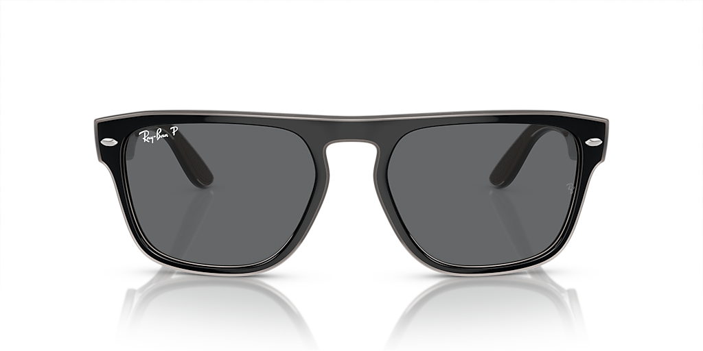 Ray-Ban RB4407 XL (57 - 19) with Grey lenses and Black frame