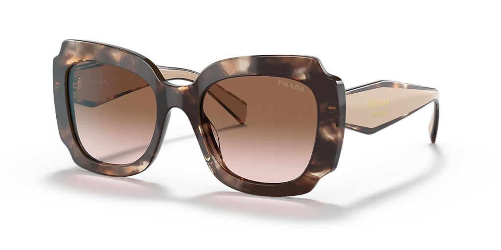Prada PR 16YSF M (54 - 18) with Brown lenses and Tortoise