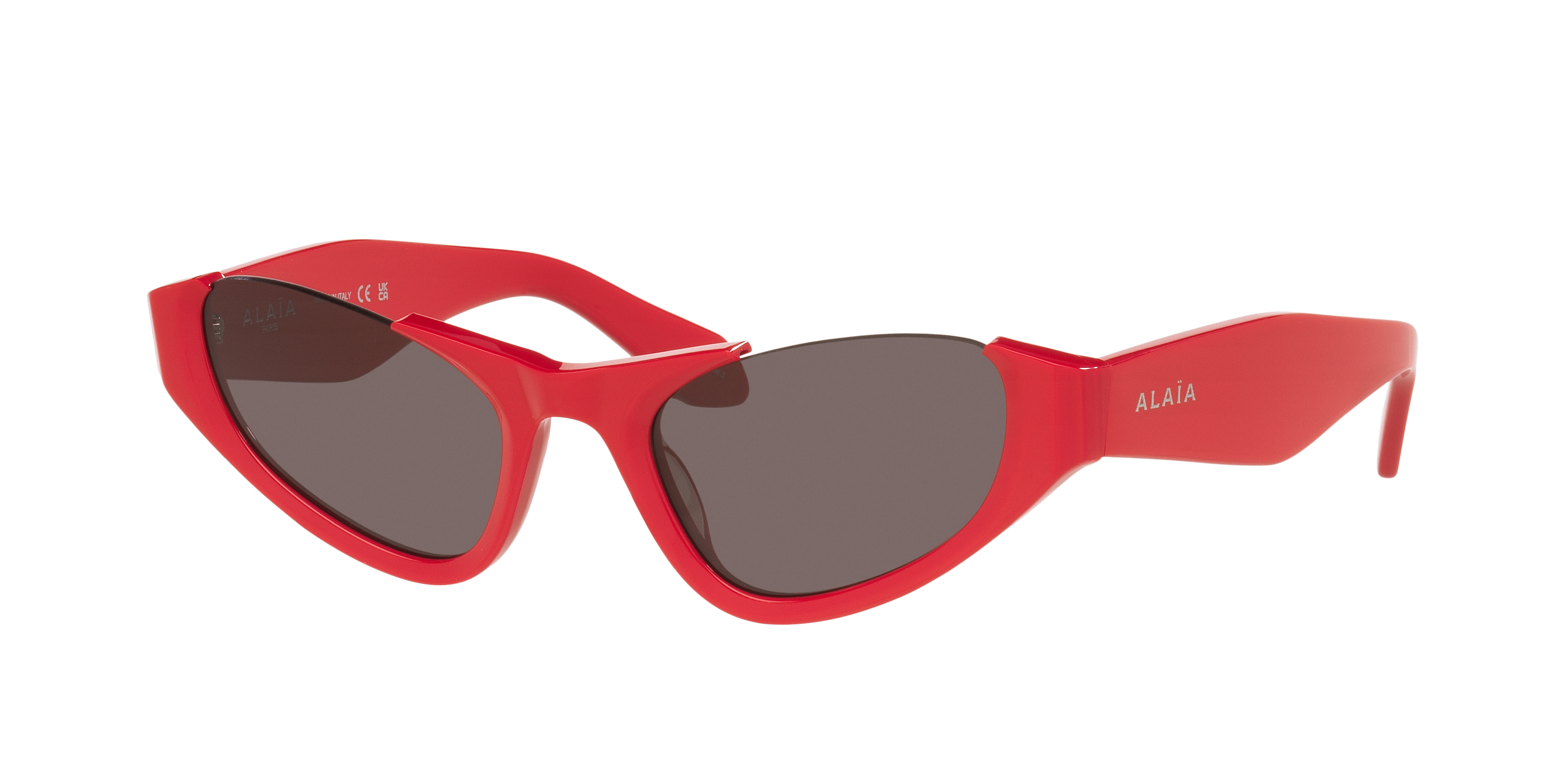 Alaia Woman Sunglass AA0076S -  Frame color: Red, Lens color: Grey