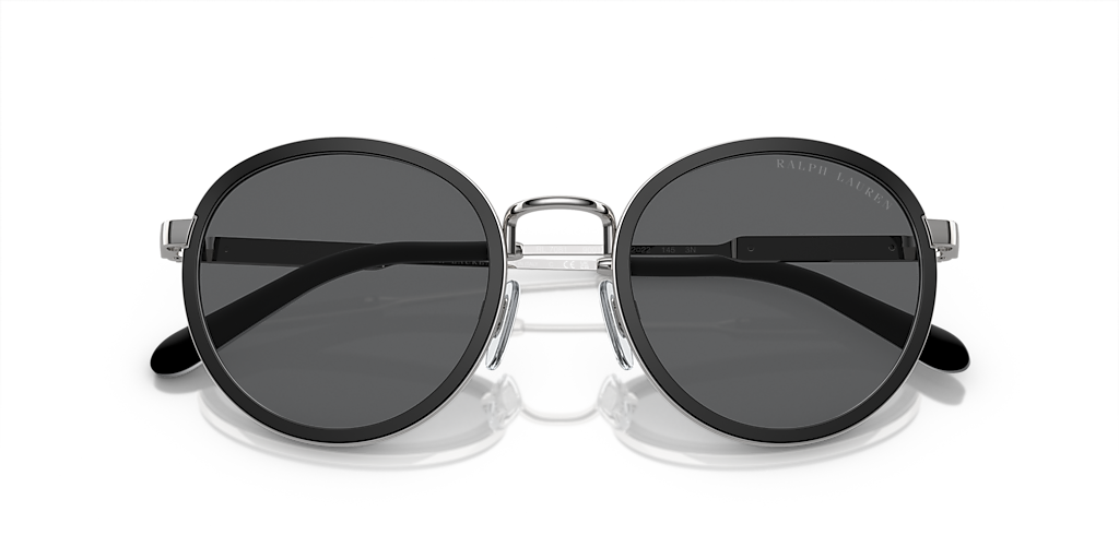 RALPH LAUREN RL7081 The Clubman Matte Black - Men Sunglasses, Grey Lens