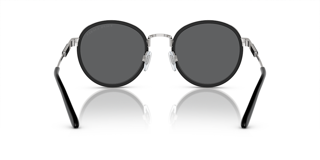 RALPH LAUREN RL7081 The Clubman Matte Black - Men Sunglasses, Grey Lens