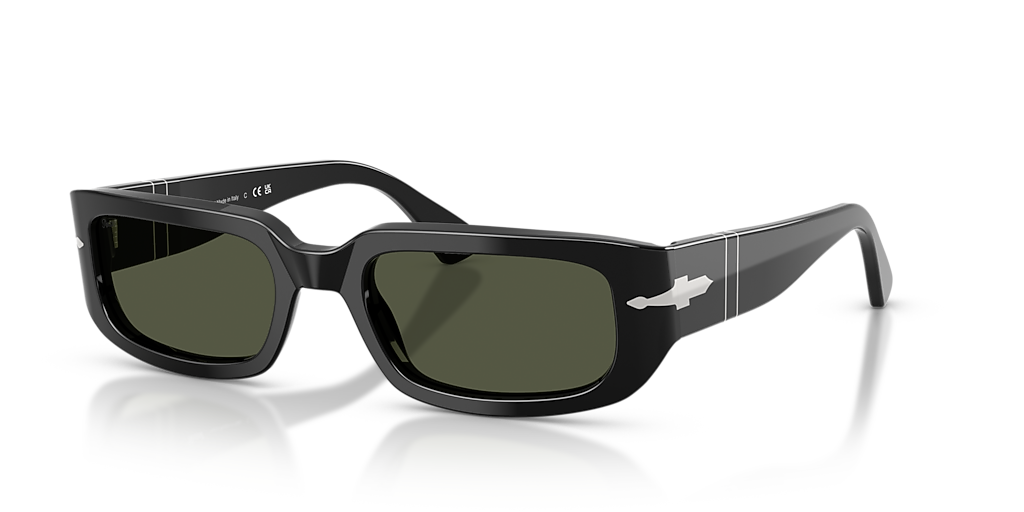 Persol PO3385S - Mel L (55 - 20) with Green lenses and Black frame