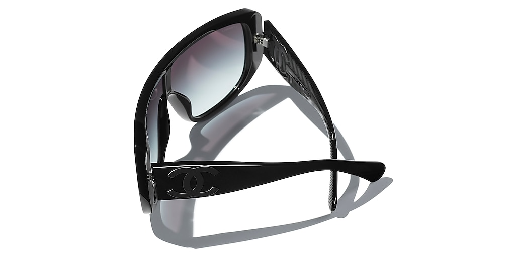 Chanel Shield Sunglasses CH5495 M (0 - 131) with Grey lenses