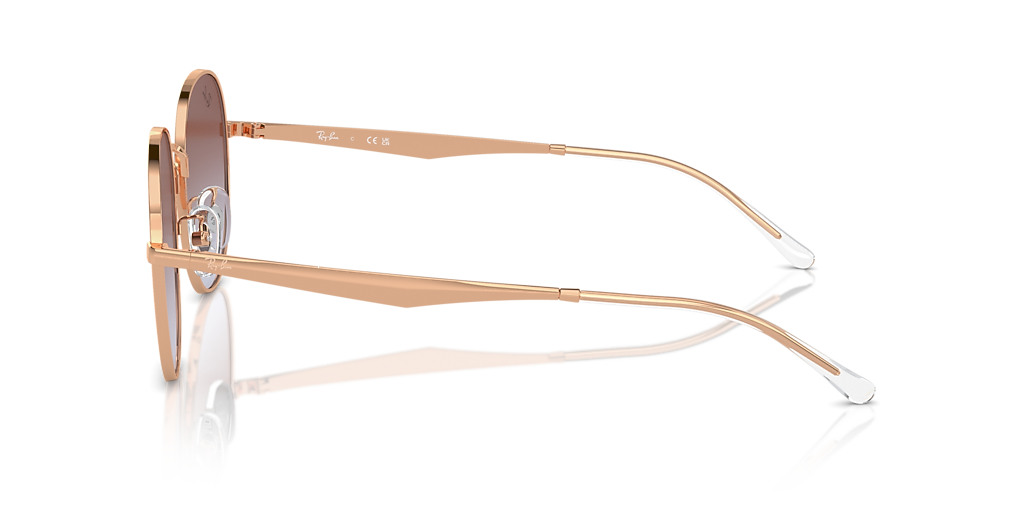 Ray-Ban RB3727D XL (57 - 19) with Blue lenses and Pink frame