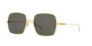 Gucci GG1202S XL (57 - 19) with Red lenses and Brown frame