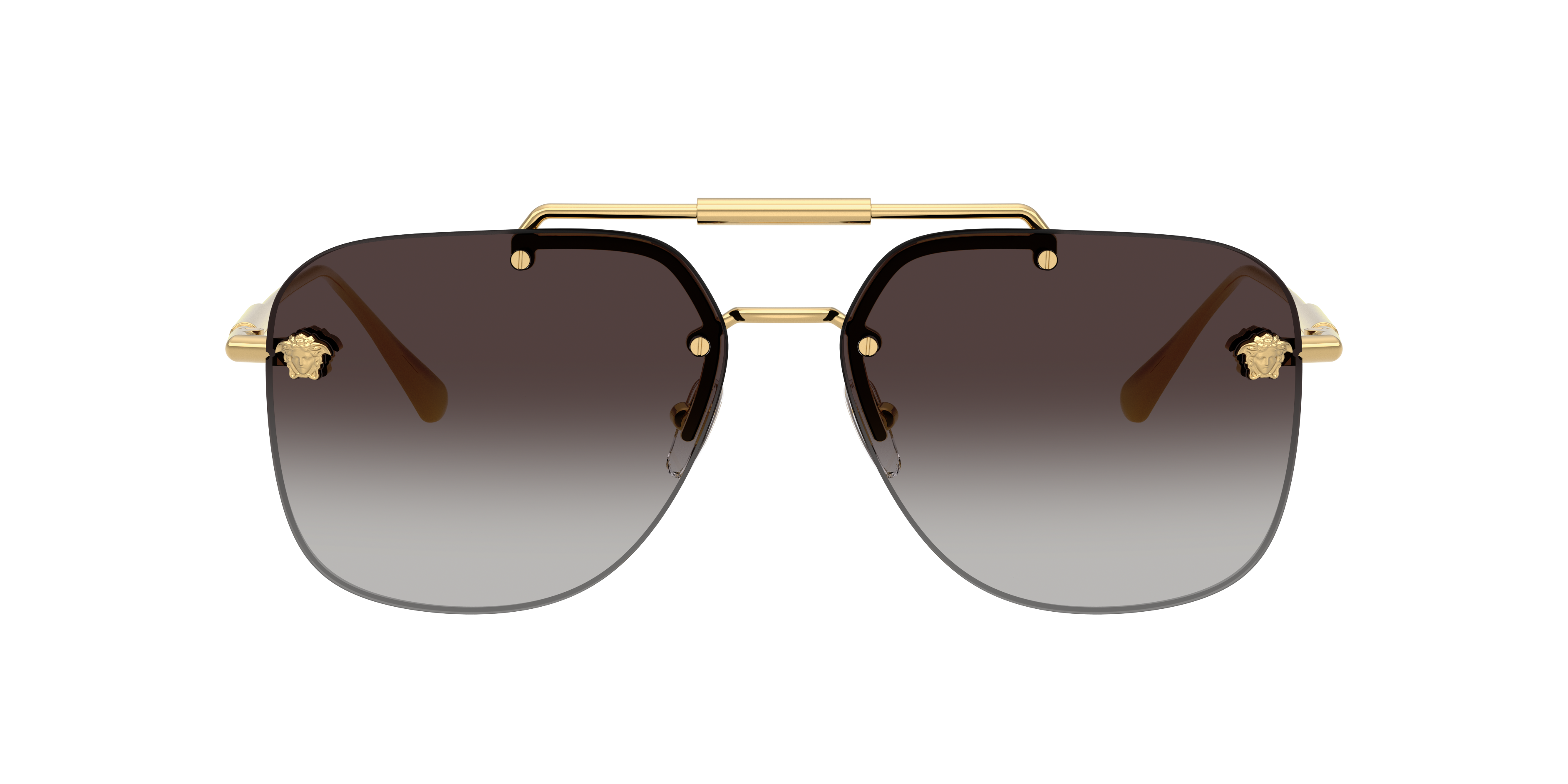 Versace VE2296 XL (60 - 14) with Grey lenses and Gold frame