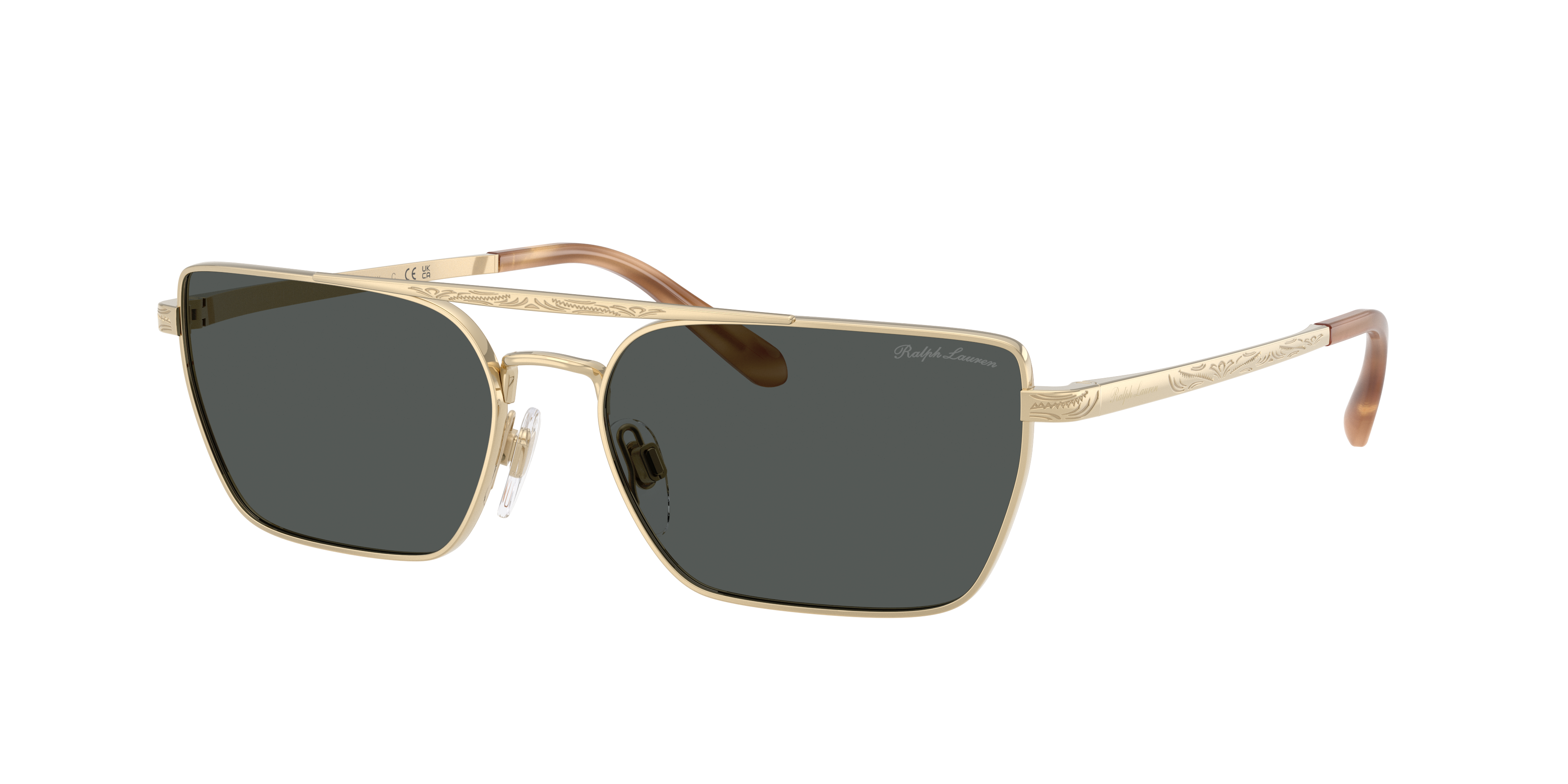 か*す様 〈正規品〉Ralph Lauren 919/S サングラス ケース付き Ralph Lauren RL7092 XL (58 - 16) with Grey lenses and Gold frame