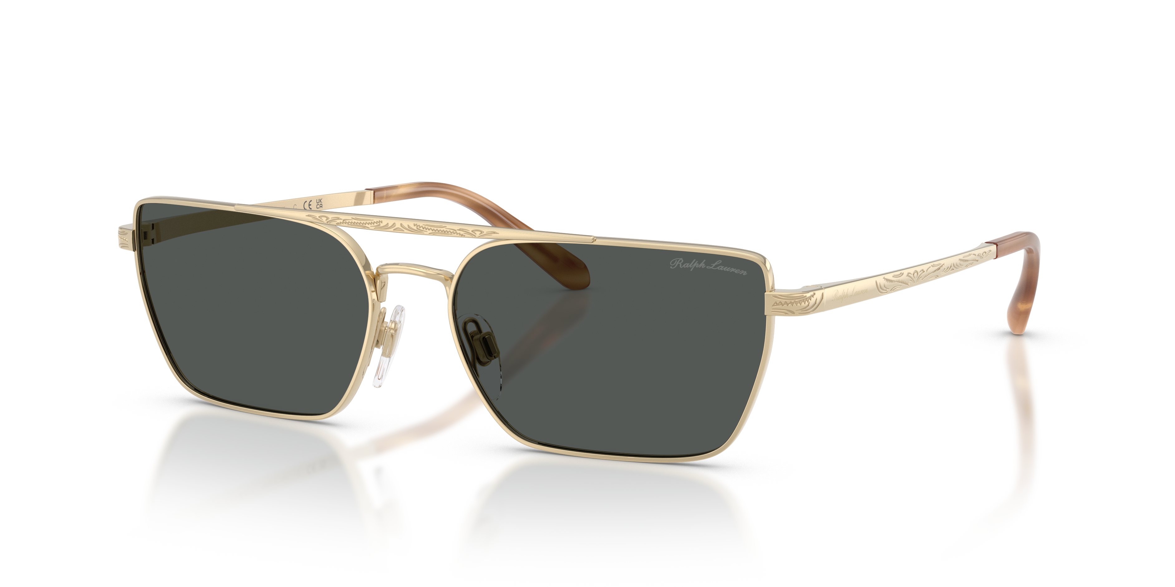 Ralph Lauren RL7092 XL (58 - 16) with Grey lenses and Gold frame