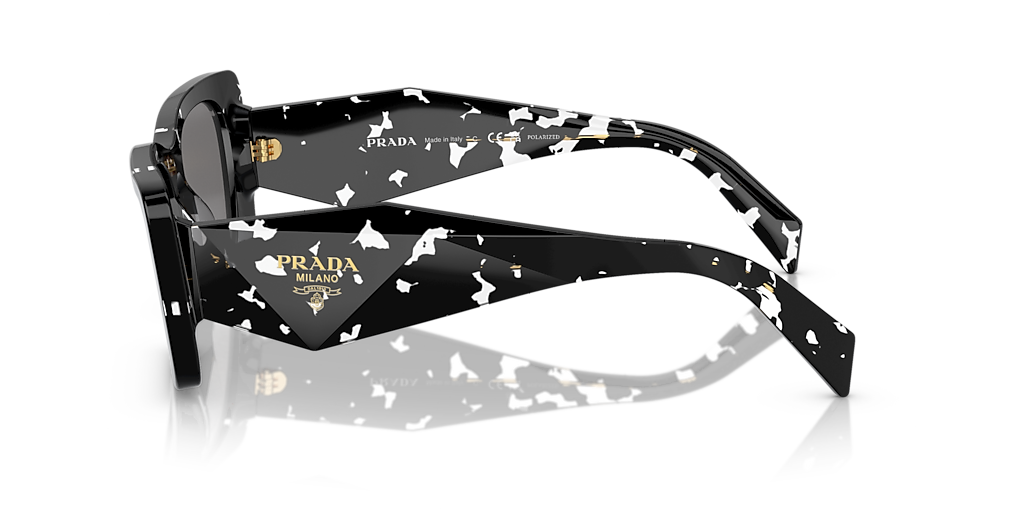 【PRADA】シンボレ PR 08YS ブラック Prada PR 08YS XS (51 - 18) with Grey lenses and Black frame