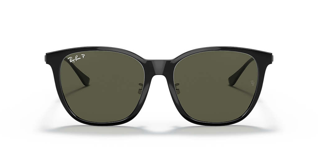 Ray-Ban RB4333D XXL (55 - 17) with Green lenses and Black