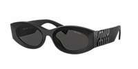 Miu Miu MU 11WS XL (54 - 21) with Grey lenses and Black frame