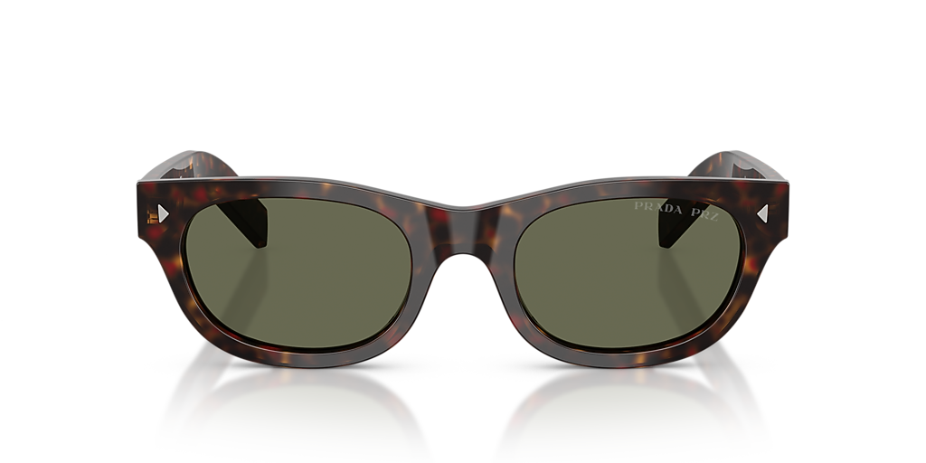 Prada PR C09SF M (52 - 20) with Green lenses and Tortoise  display picture 1