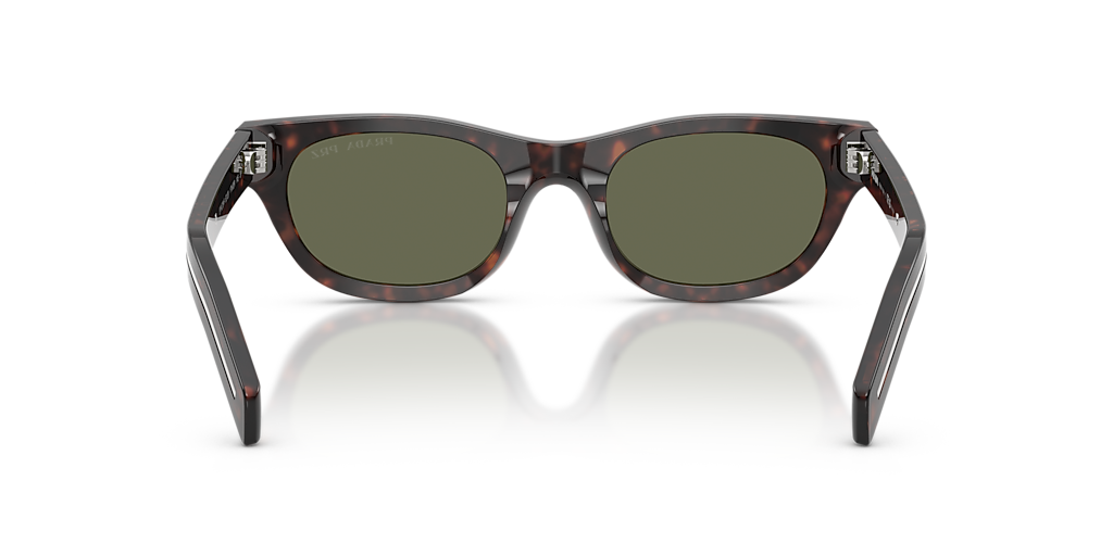 Prada PR C09SF M (52 - 20) with Green lenses and Tortoise frame