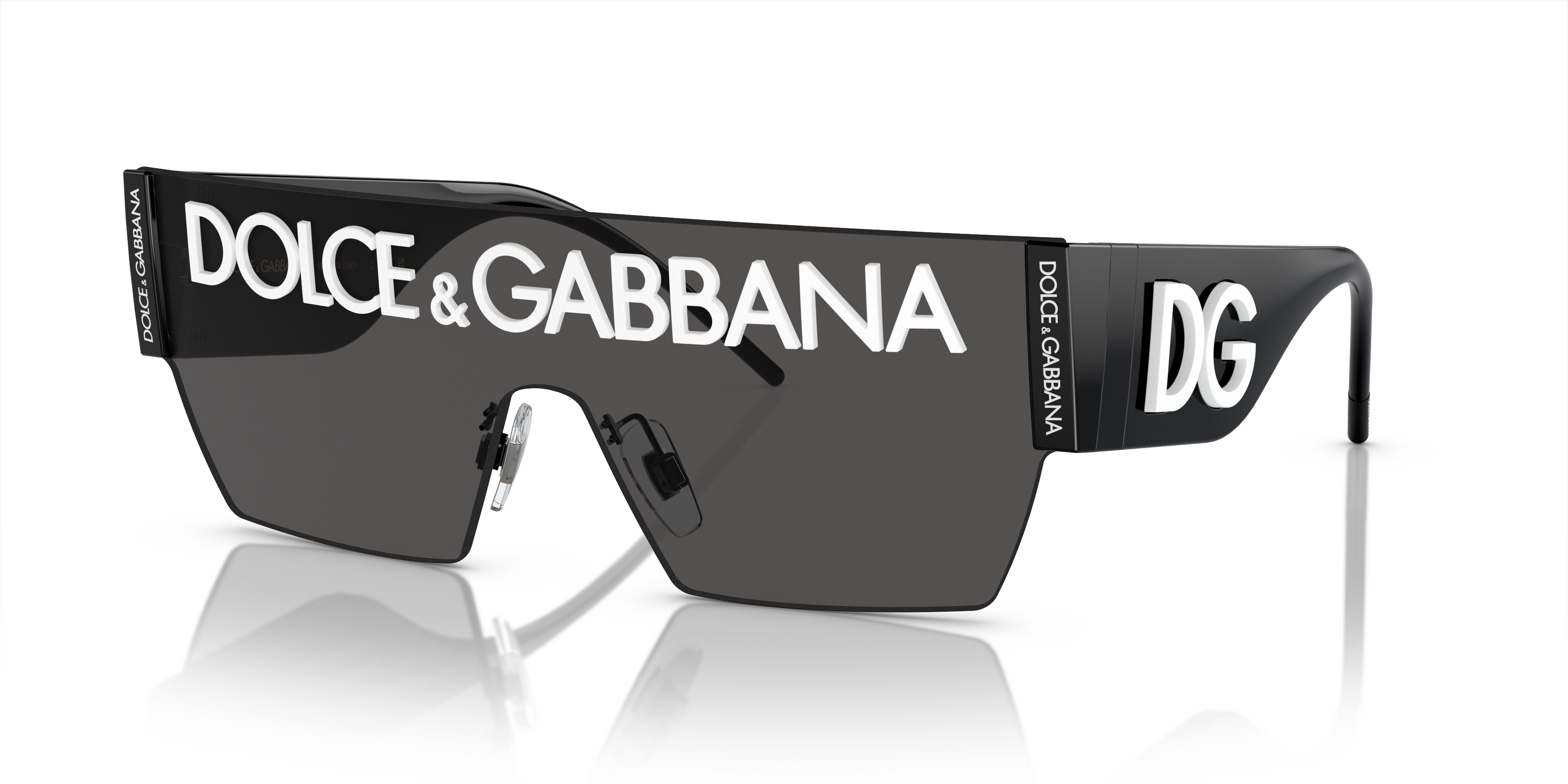 Dolce & Gabbana G9BGPTG7N7BS8291 関税送料込 Dolce & Gabbana DG 2233 01/87 Black Metal Square Sunglasses