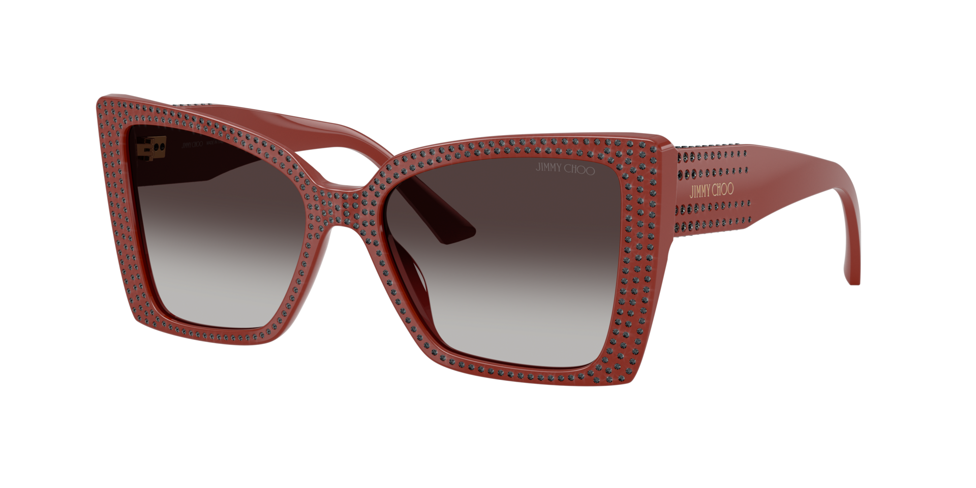Jimmy Choo Woman Sunglass JC5001B -  Frame color: Red, Lens color: Gradient Grey