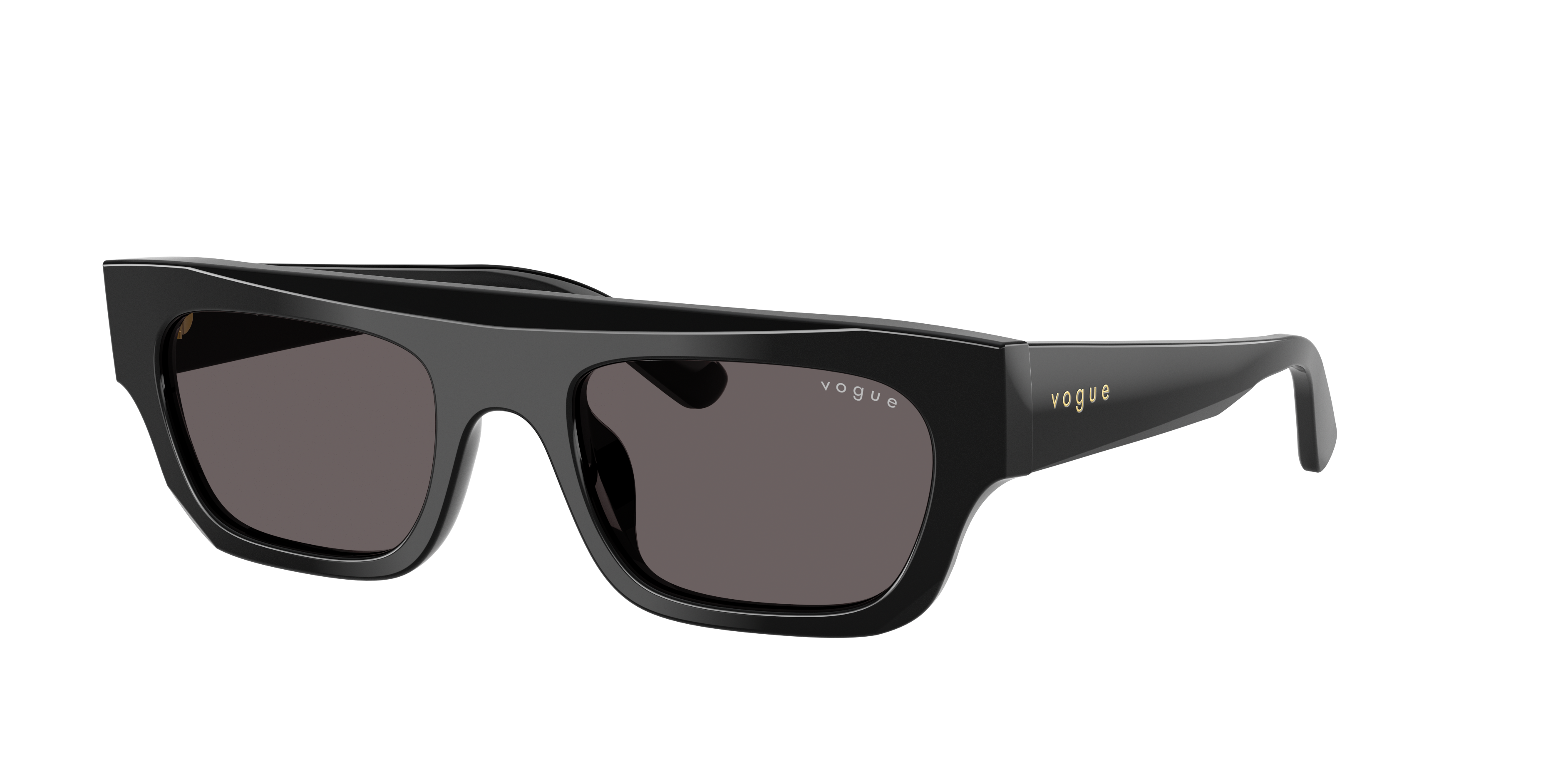 Vogue Eyewear Woman Sunglass VO5694SU -  Frame color: Black, Lens color: Black Smoke