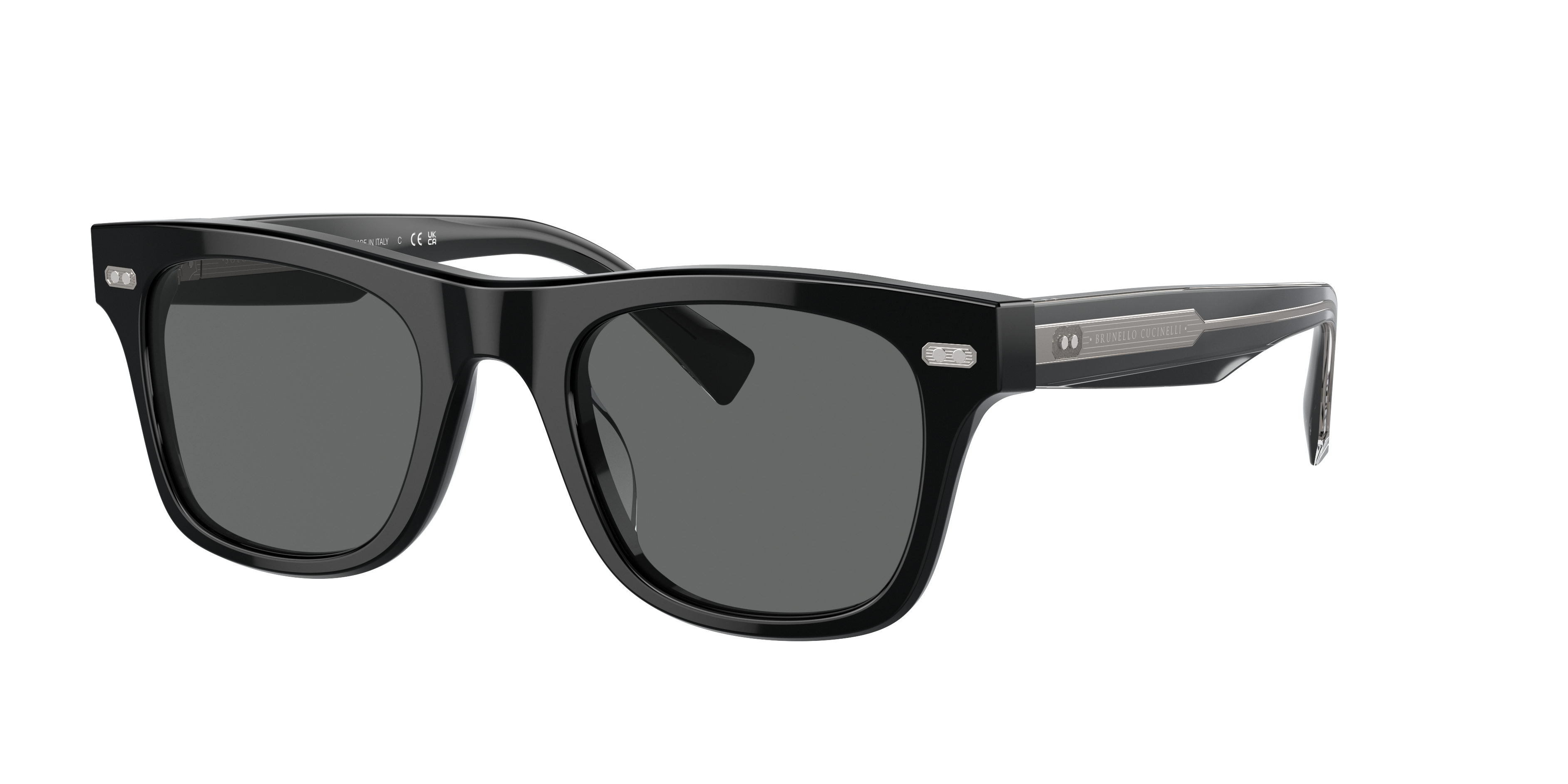 Brunello Cucinelli Unisex Sunglass Bc4002s Mr.brunello In Dark Grey