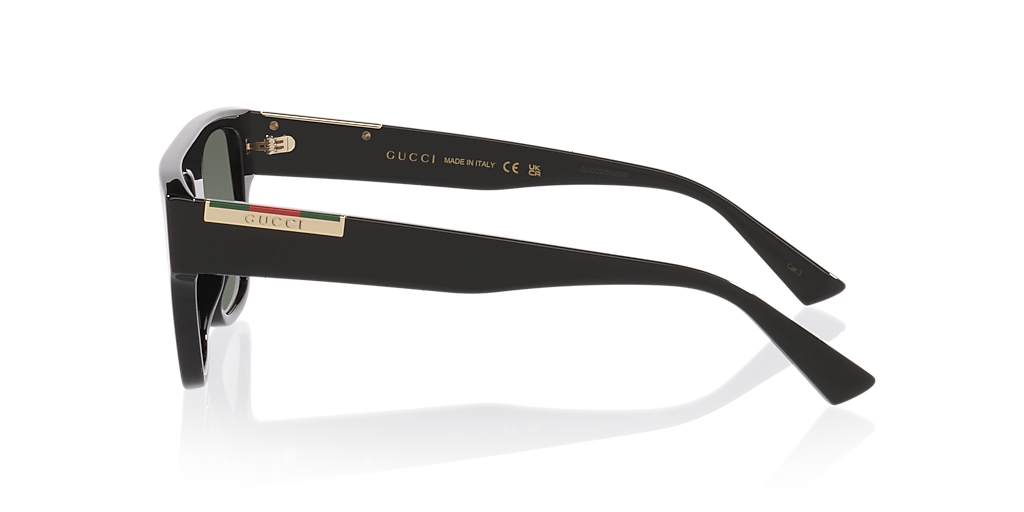 Gucci サングラス Rectangular frame sunglasses in black | GUCCI® US