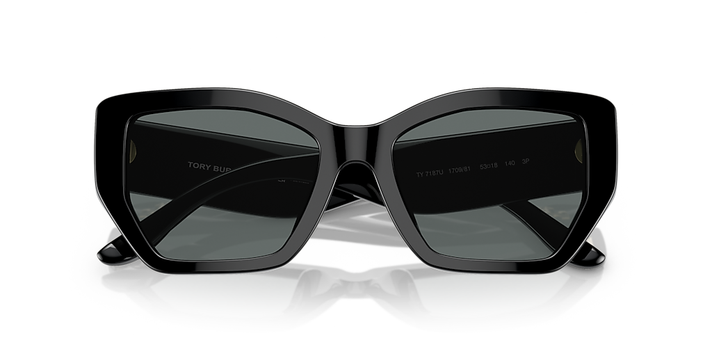 tyubu Tory Burch TY7187U M (53 - 18) with Grey lenses and Black frame