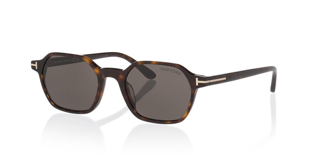 Tom Ford Joey-02 XXL (51 - 20) with Grey lenses and Tortoise frame
