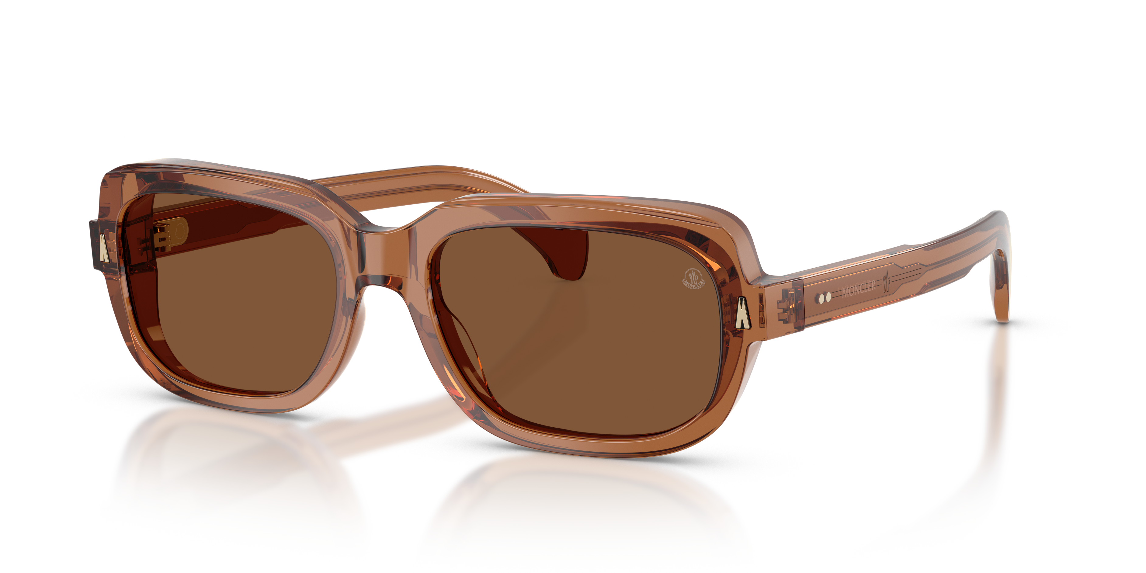 MONCLER ラウントフレムサンクラス ME8006 50072C Moncler ME8006 Caprice M (51 - 18) with Pink lenses and Grey