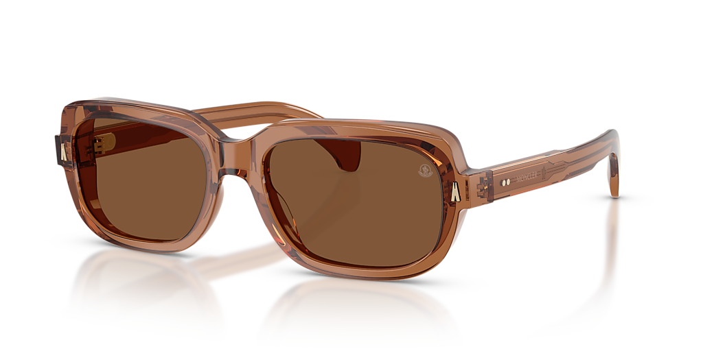 Moncler ME6008 Suntrap M (55 - 18) with Brown lenses and Orange