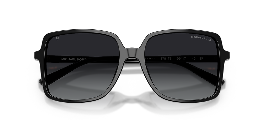 Michael Kors スクエアフレムサンクラス 0MK2098U 300511 Michael Kors MK2098U Isle Of Palms M (56 - 17) with Grey