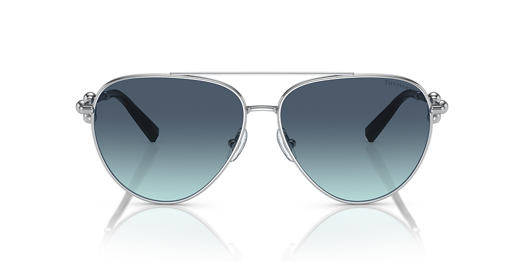 【大人気】Tiffany & Co TF3092 サングラス Tiffany & Co. TF3092 L (59 - 13) with Blue lenses and Silver