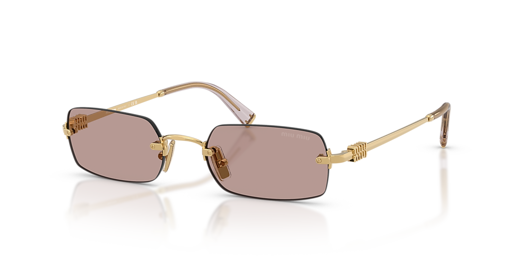 Miu Miu MU B50S M (52 - 20) with Violet lenses and Gold frame