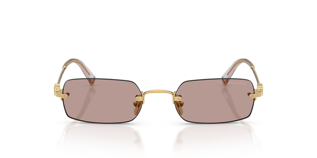 Miu Miu MU B50S M (52 - 20) with Violet lenses and Gold frame