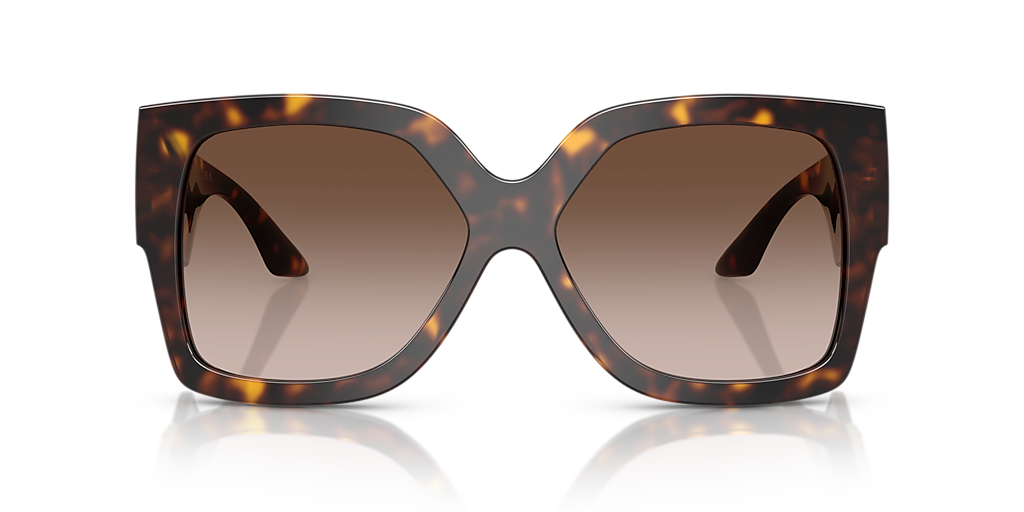 VERSACE VE4402 Havana - Women Luxury Sunglasses, Brown Gradient Lens