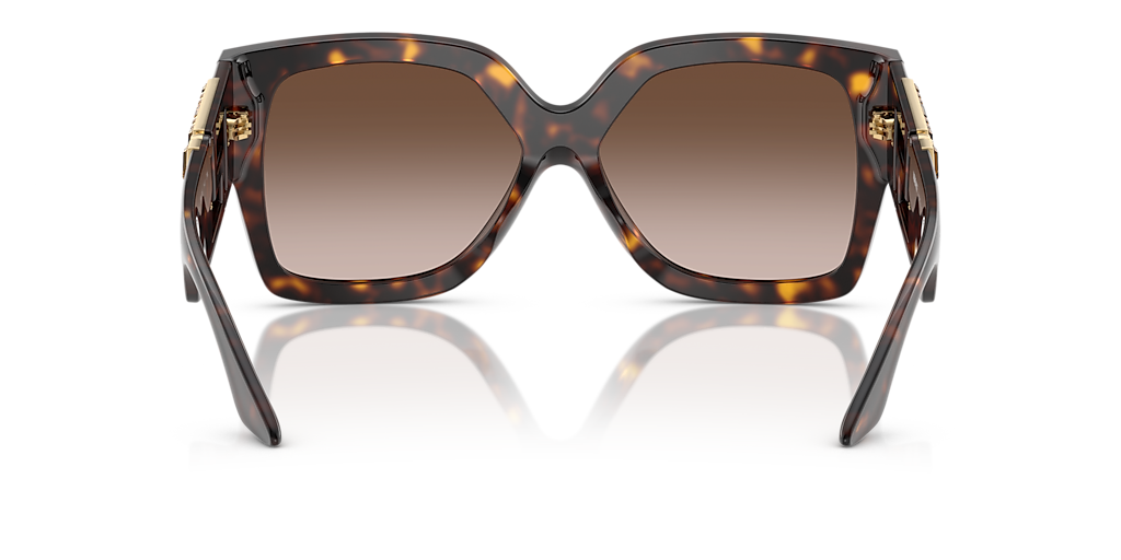 VERSACE VE4402 Havana - Women Luxury Sunglasses, Brown Gradient Lens