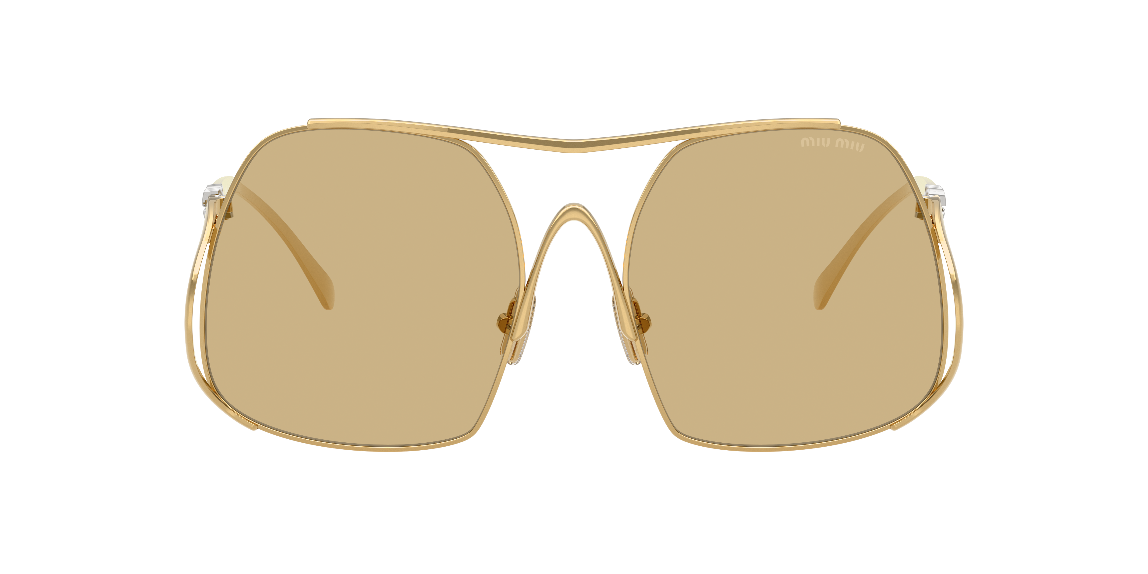 Miu Miu Woman Sunglass Mu A55s In Gold