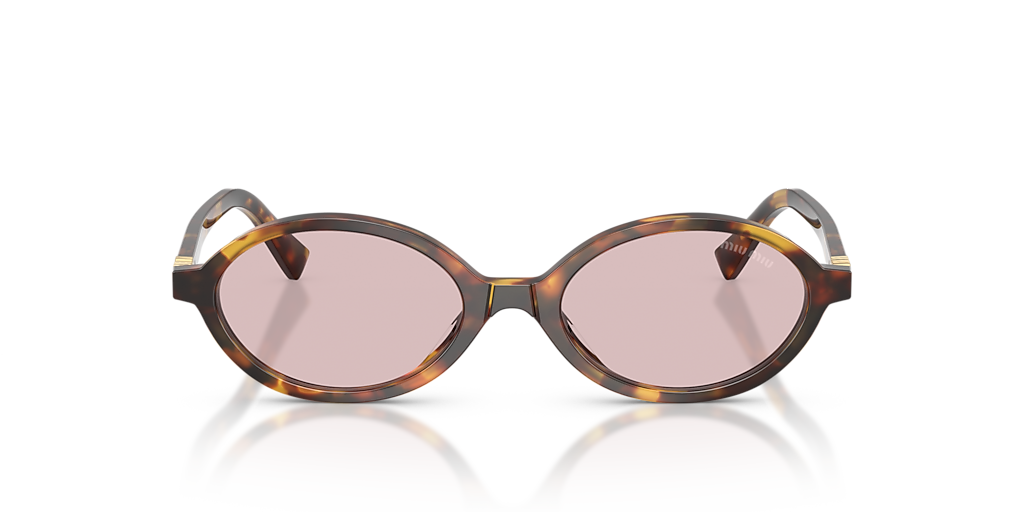 Miu Miu MU 04ZS S (50 - 18) with Pink lenses and Tortoise frame