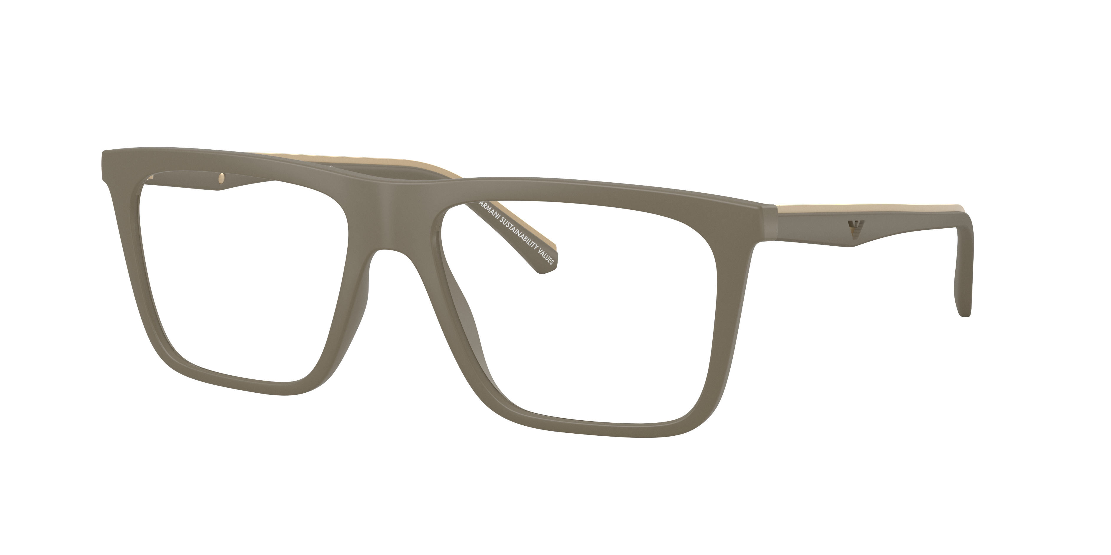 Emporio Armani Man Sunglass EA4258 -  Frame color: Matte Beige, Lens color: Clear