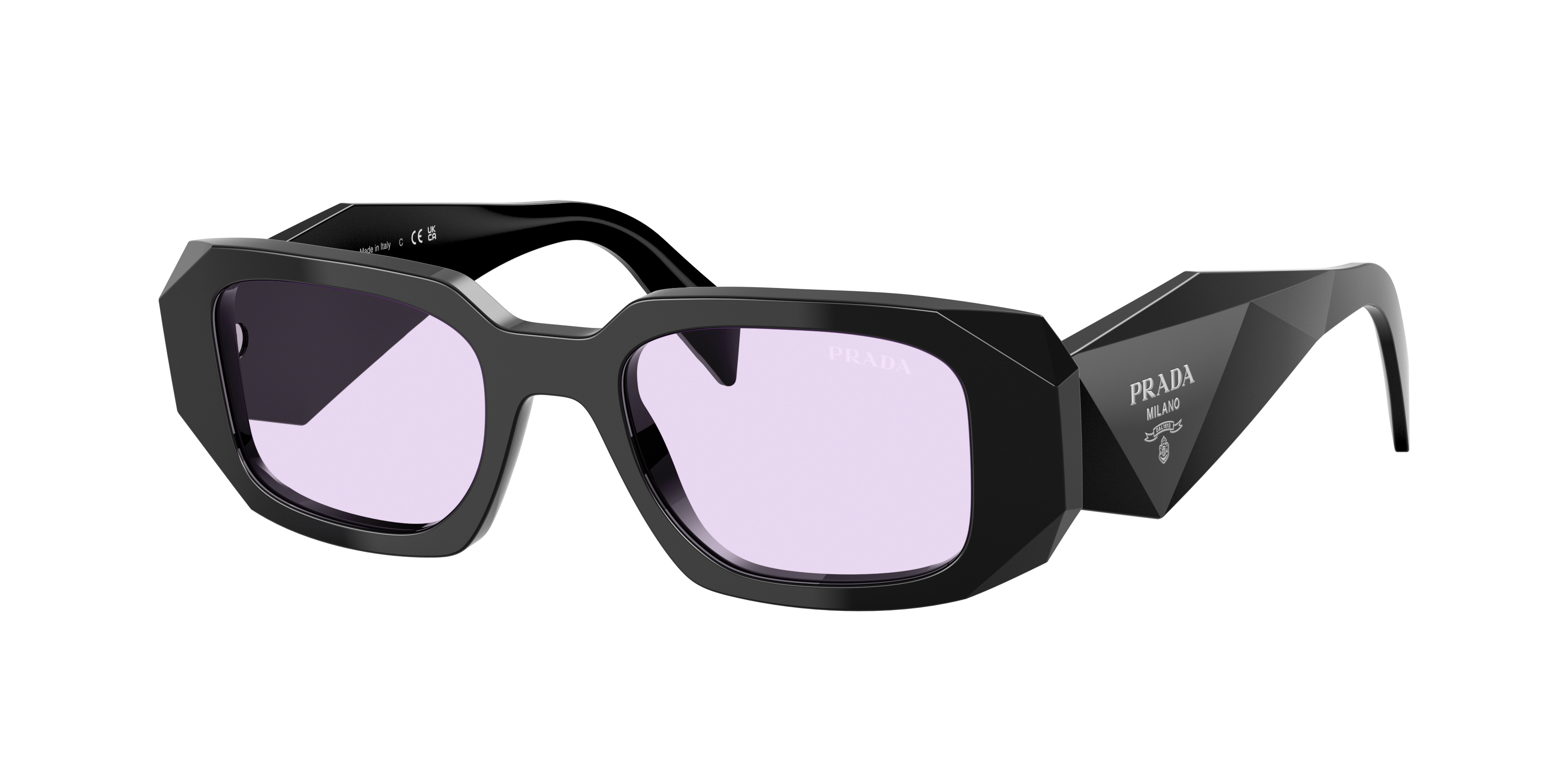 Prada Violet Rectangular Ladies Sunglasses Pr 17ws 16k40j 49 In Purple