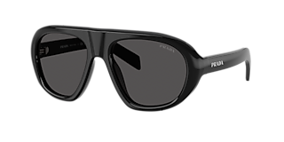 PRADA サングラス SPR58H グレー×ガンメタ 428 PRADA サングラス