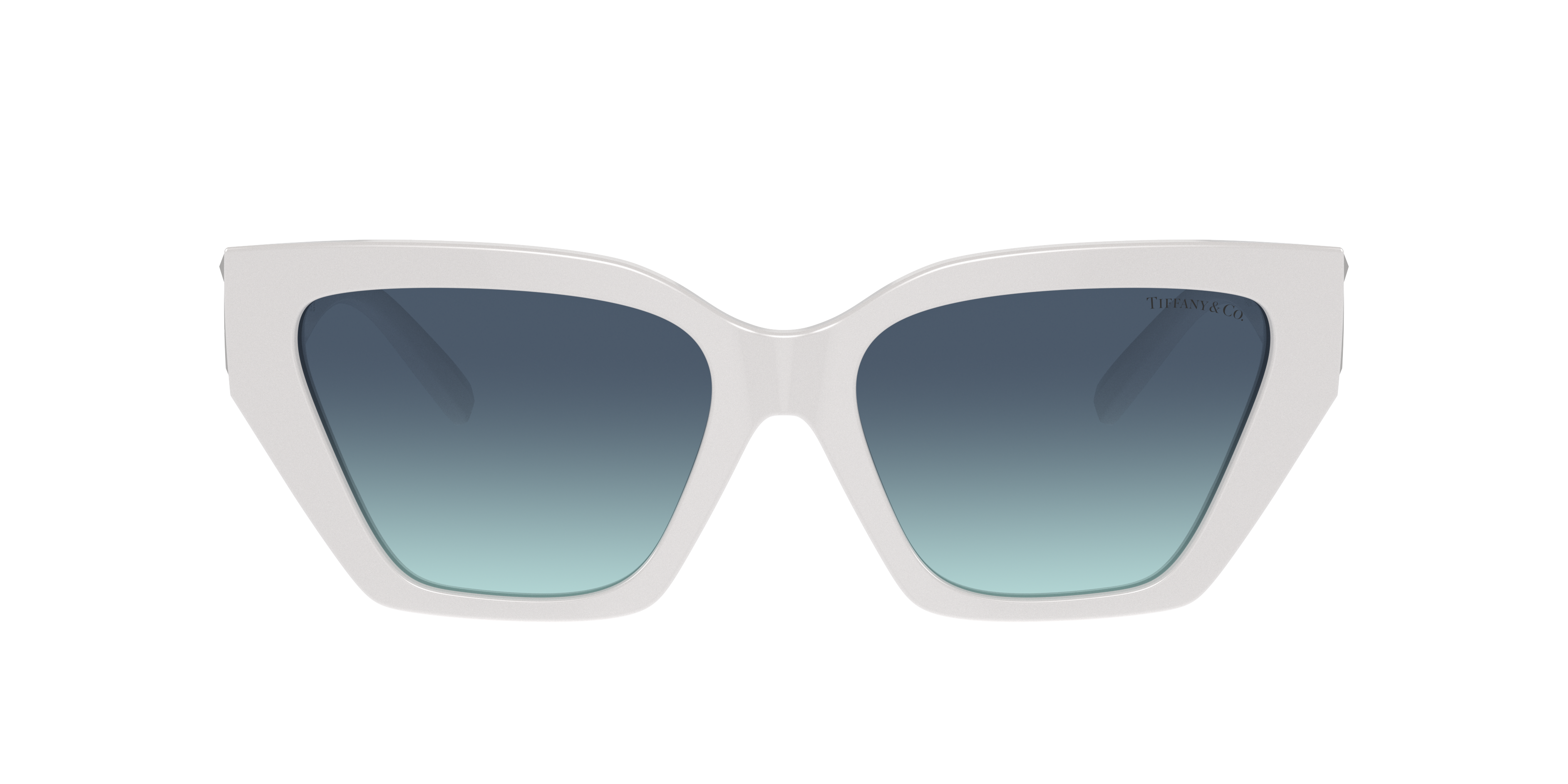 Tiffany&Co ティファニー Tiffany & Co. TF4218 L (55 - 17) with Blue lenses and White