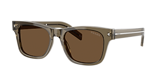 Prada PR 19ZS M (55 - 17) with Brown lenses and Tortoise frame