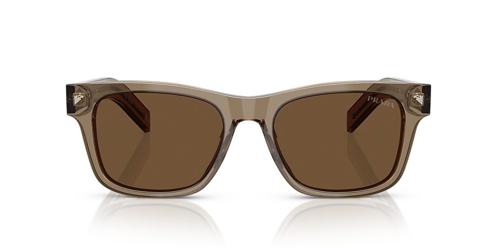 Prada PR A17SF XL (55 - 18) with Brown lenses and Beige  display picture 1