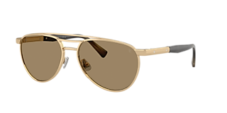 Brunello Cucinelli BC2004ST S (52 - 19) with Blue lenses and Gold