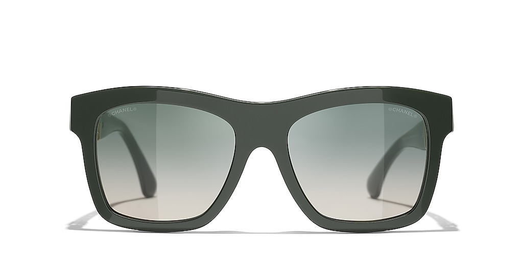 Chanel Square Sunglasses CH5533 XL (54 - 18) with Green