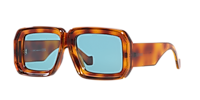 LOEWE Paulas Ibiza LW40064U Tortoise - Unisex Sunglasses, Blue Lens