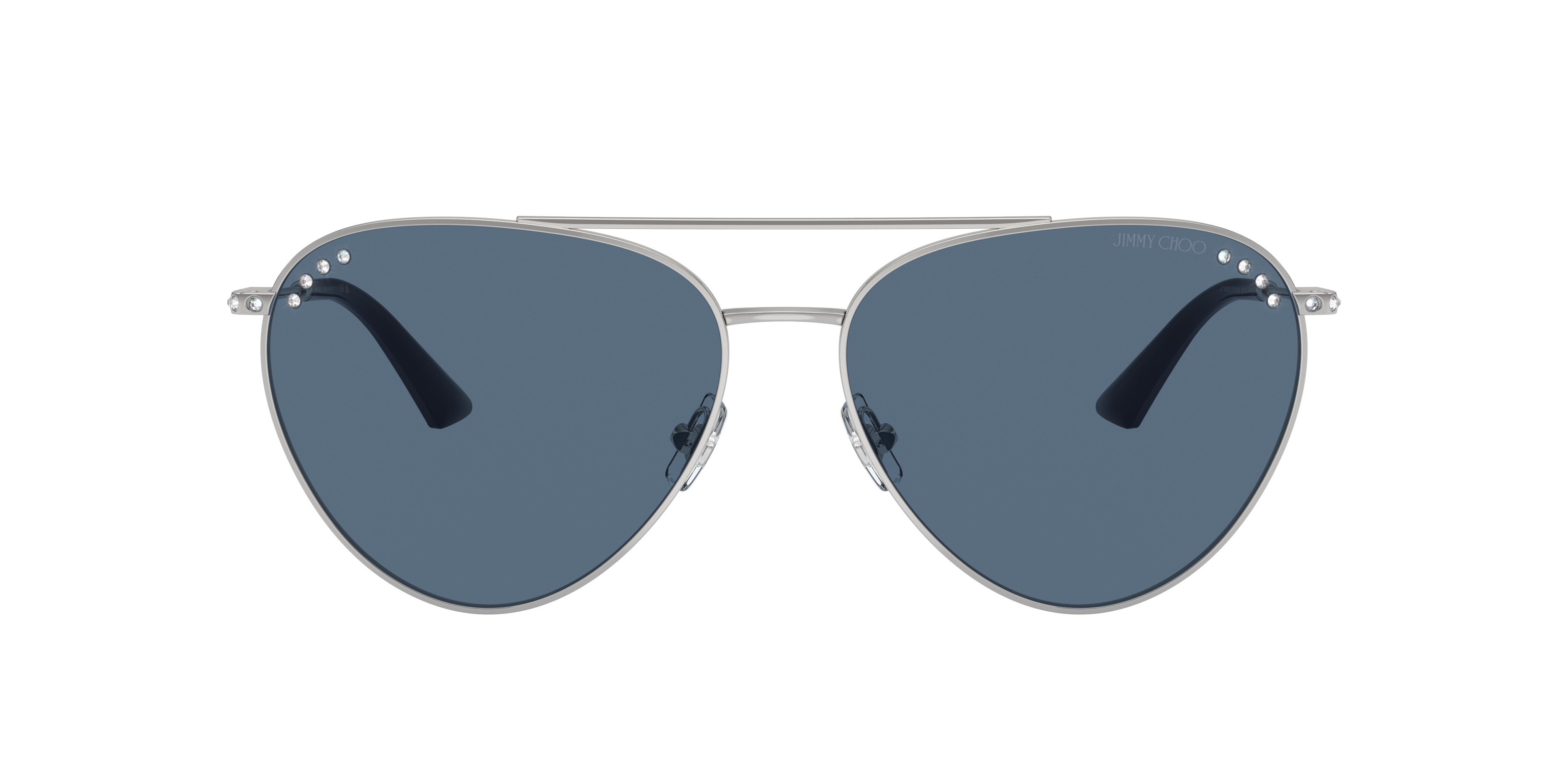 Jimmy Choo Eyewear Aviator Sunglasses In Blue